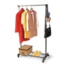 Вешалка для одежды телескопическая на колесиках Single-Pole Telescopic Clothes rack